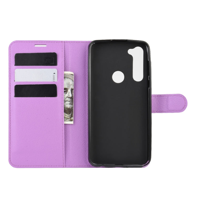 For Motorola Moto G Stylus Litchi Texture Horizontal Flip Protective Case with Holder & Card Slots & Wallet