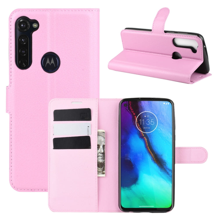 For Motorola Moto G Stylus Litchi Texture Horizontal Flip Protective Case with Holder & Card Slots & Wallet