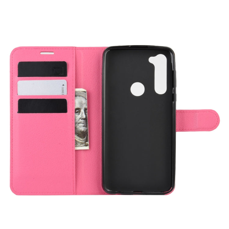 For Motorola Moto G Stylus Litchi Texture Horizontal Flip Protective Case with Holder & Card Slots & Wallet