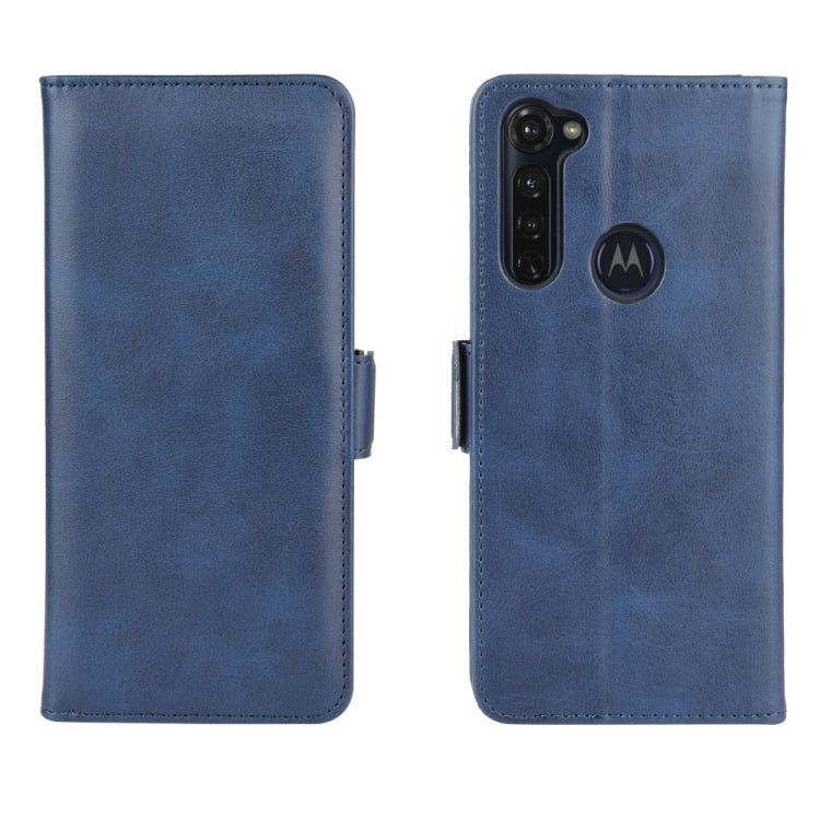 For Motorola Moto G Stylus Dual-side Magnetic Buckle Horizontal Flip Leather Case with Holder & Card Slots & Wallet