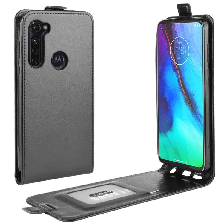 For Motorola Moto G Stylus R64 Texture Single Vertical Flip Leather Protective Case with Card Slots & Photo Frame