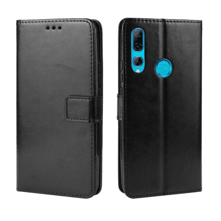 Retro Crazy Horse Texture Horizontal Flip Leather Case for Huawei Y9 Prime (2019), with Holder & Card Slots & Photo Frame