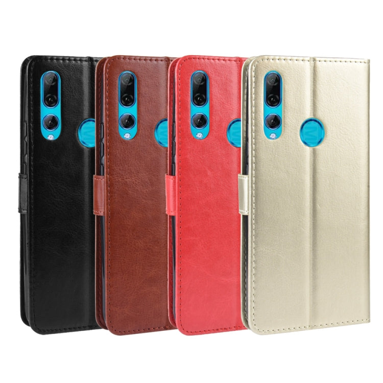 Retro Crazy Horse Texture Horizontal Flip Leather Case for Huawei Y9 Prime (2019), with Holder & Card Slots & Photo Frame