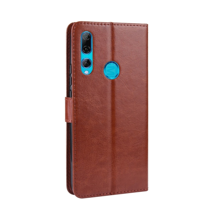 Retro Crazy Horse Texture Horizontal Flip Leather Case for Huawei Y9 Prime (2019), with Holder & Card Slots & Photo Frame