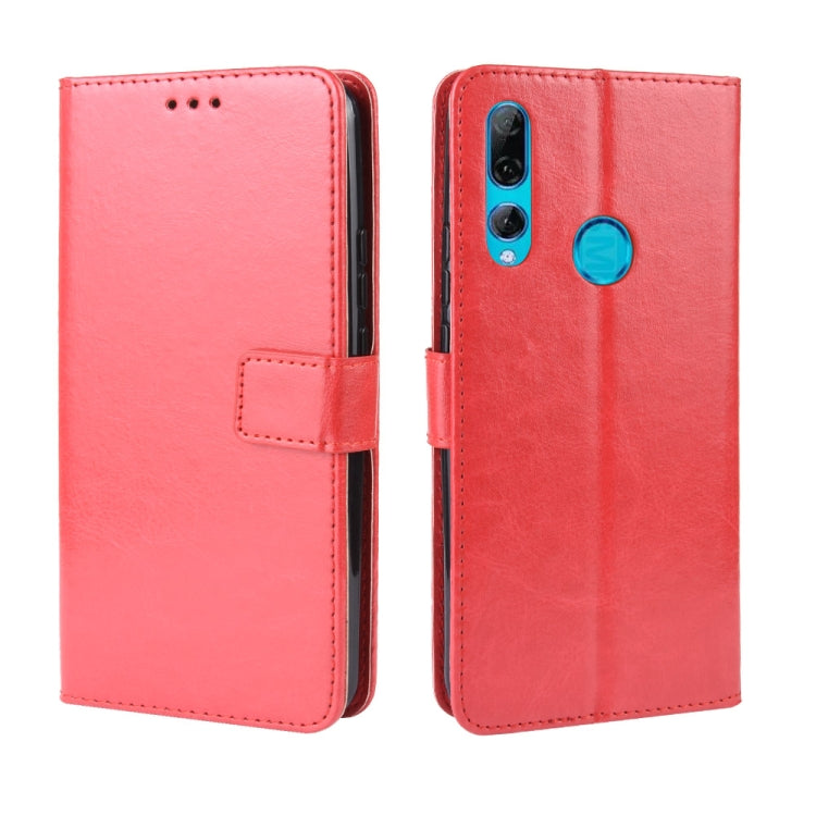 Retro Crazy Horse Texture Horizontal Flip Leather Case for Huawei Y9 Prime (2019), with Holder & Card Slots & Photo Frame