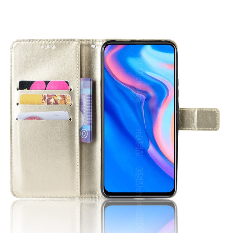 Retro Crazy Horse Texture Horizontal Flip Leather Case for Huawei Y9 Prime (2019), with Holder & Card Slots & Photo Frame