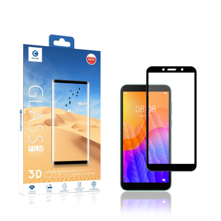 For Huawei Y5p mocolo 0.33mm 9H 3D Full Glue Full Cover Tempered Glass Film