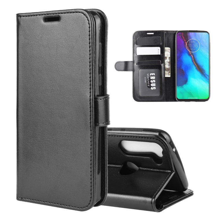 For Motorola Moto G Stylus R64 Texture Single Horizontal Flip Protective Case with Holder & Card Slots & Wallet& Photo Frame