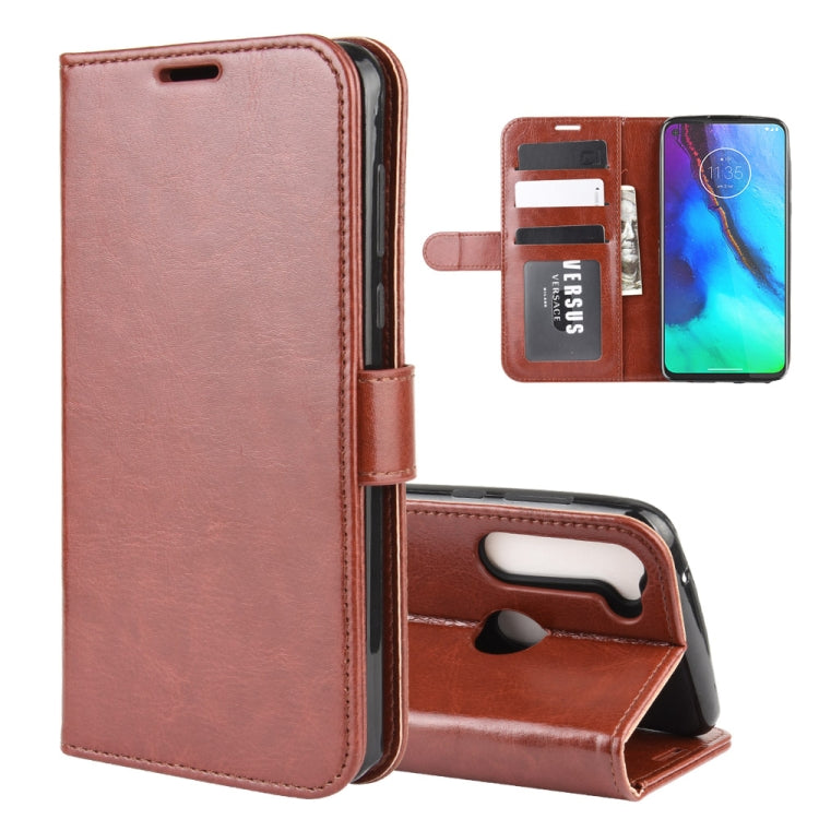 For Motorola Moto G Stylus R64 Texture Single Horizontal Flip Protective Case with Holder & Card Slots & Wallet& Photo Frame