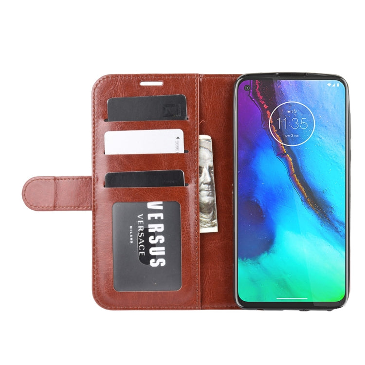 For Motorola Moto G Stylus R64 Texture Single Horizontal Flip Protective Case with Holder & Card Slots & Wallet& Photo Frame