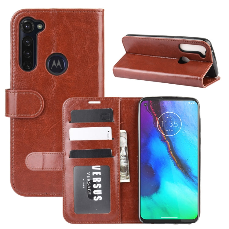 For Motorola Moto G Stylus R64 Texture Single Horizontal Flip Protective Case with Holder & Card Slots & Wallet& Photo Frame