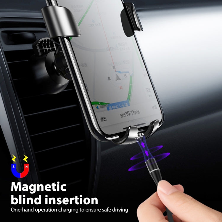 3A USB to Micro USB Fast Charging + 480Mbps Data Transmission Mobile Phone Magnetic Suction Fast Charging Data Cable, Cable Length: 2m