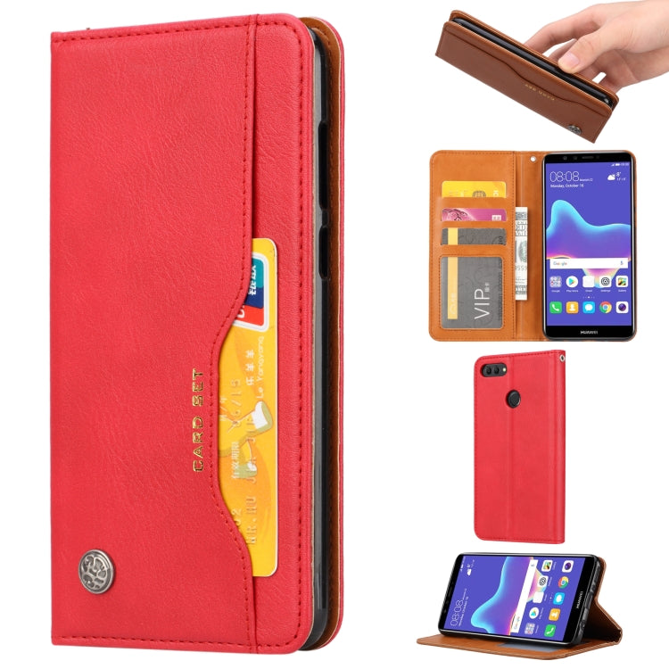 Knead Skin Texture Horizontal Flip Leather Case for Xiaomi Mi 8 Lite, with Photo Frame & Holder & Card Slots & Wallet