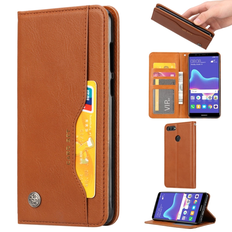 Knead Skin Texture Horizontal Flip Leather Case for Xiaomi Mi 8 Lite, with Photo Frame & Holder & Card Slots & Wallet