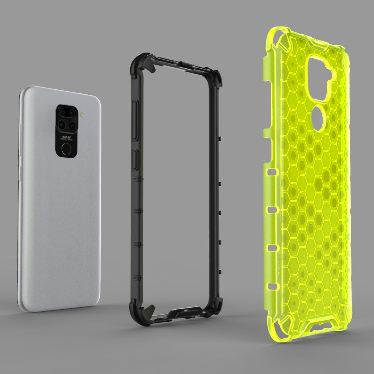 For Xiaomi Redmi 10X 4G Shockproof Honeycomb PC + TPU Case