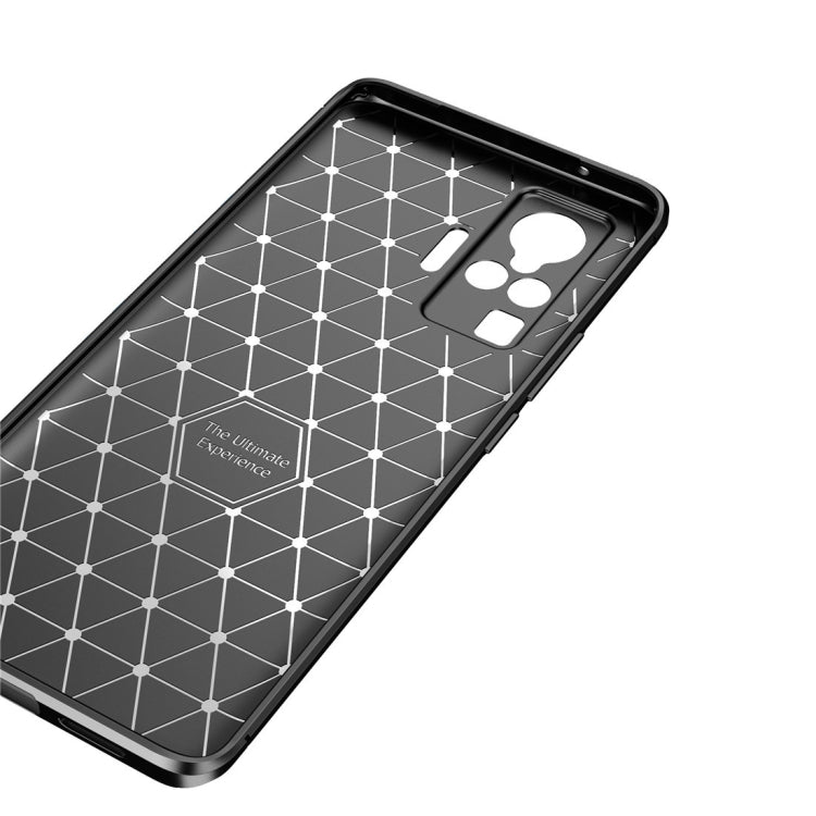 For vivo X50 Pro Carbon Fiber Texture Shockproof TPU Case