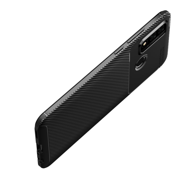 For Huawei P smart 2020 Carbon Fiber Texture Shockproof TPU Case