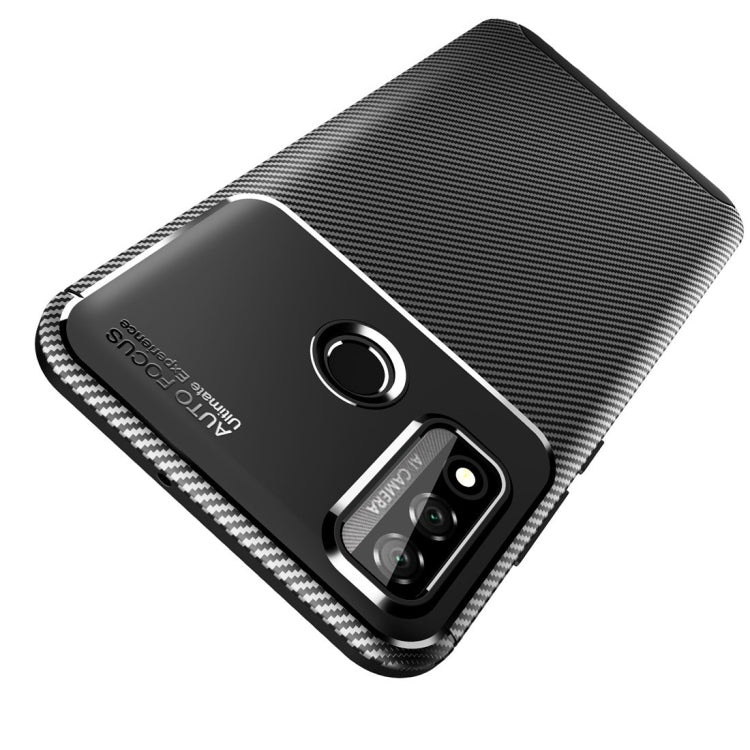 For Huawei P smart 2020 Carbon Fiber Texture Shockproof TPU Case