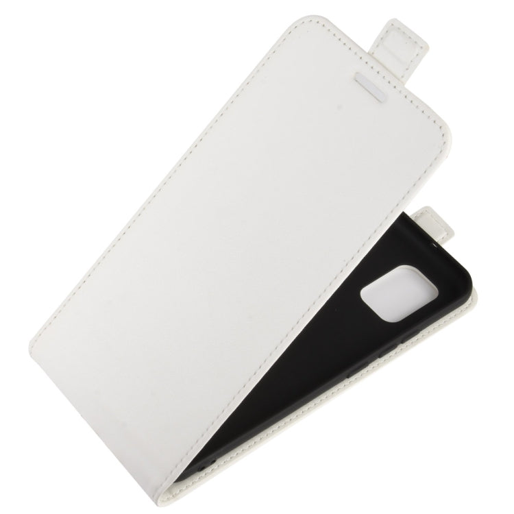 For ZTE Axon 11 R64 Texture Single Vertical Flip Leather Protective Case with Card Slots & Photo Frame