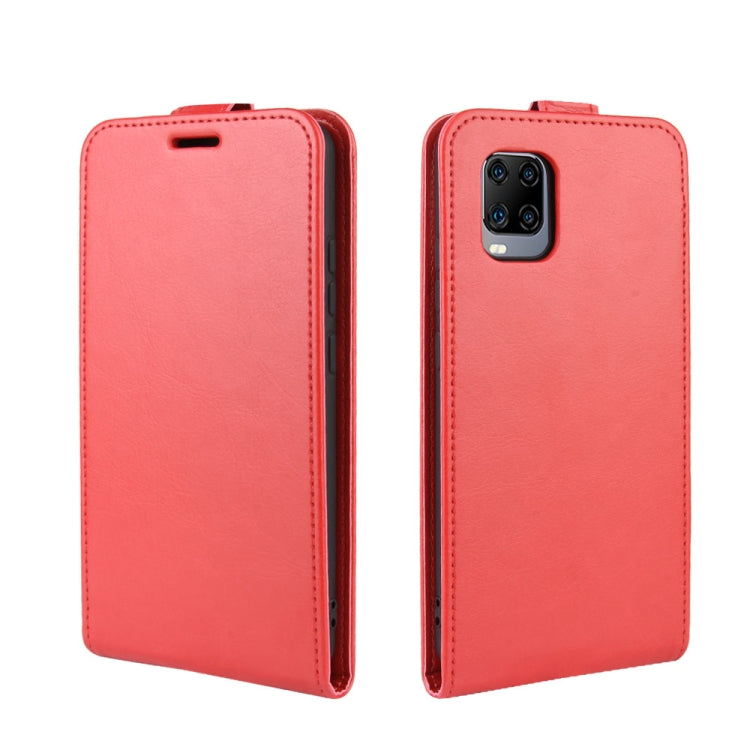 For ZTE Axon 11 R64 Texture Single Vertical Flip Leather Protective Case with Card Slots & Photo Frame