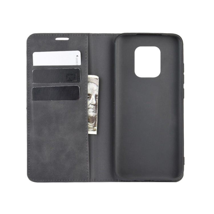 For Xiaomi Redmi 10X Pro 5G/10X 5G Retro-skin Business Magnetic Suction Leather Case with Holder & Card Slots & Wallet