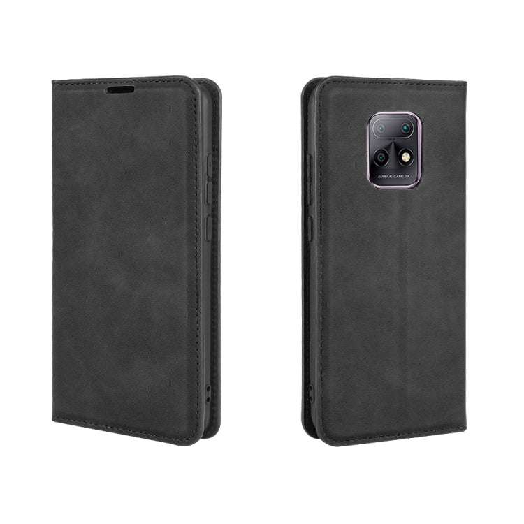 For Xiaomi Redmi 10X Pro 5G/10X 5G Retro-skin Business Magnetic Suction Leather Case with Holder & Card Slots & Wallet