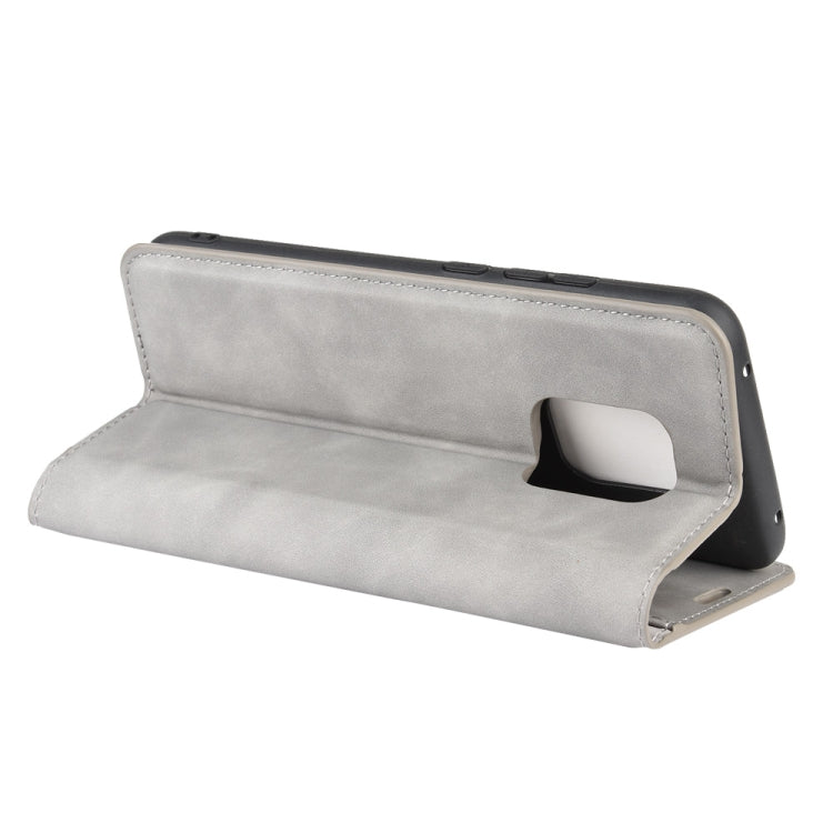 For Xiaomi Redmi 10X Pro 5G/10X 5G Retro-skin Business Magnetic Suction Leather Case with Holder & Card Slots & Wallet