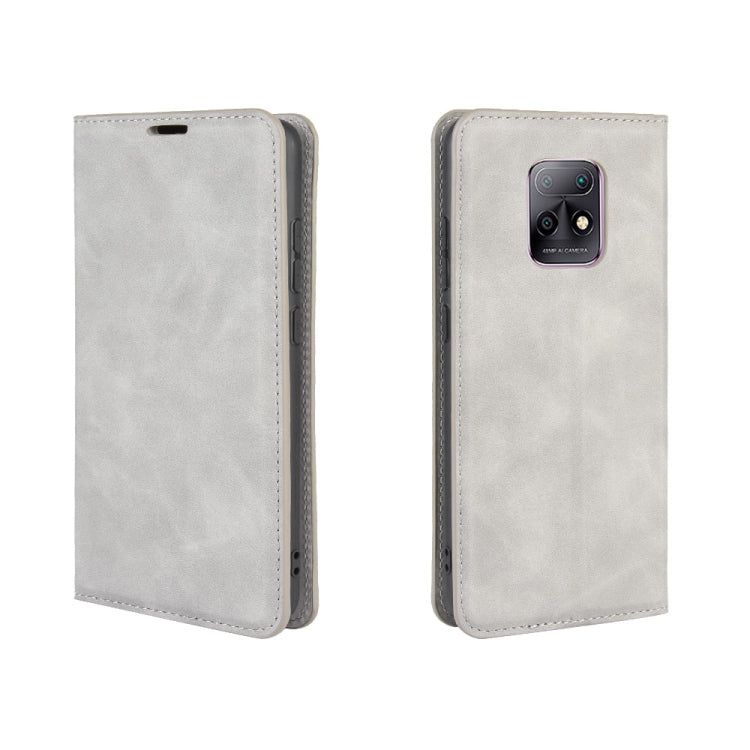 For Xiaomi Redmi 10X Pro 5G/10X 5G Retro-skin Business Magnetic Suction Leather Case with Holder & Card Slots & Wallet