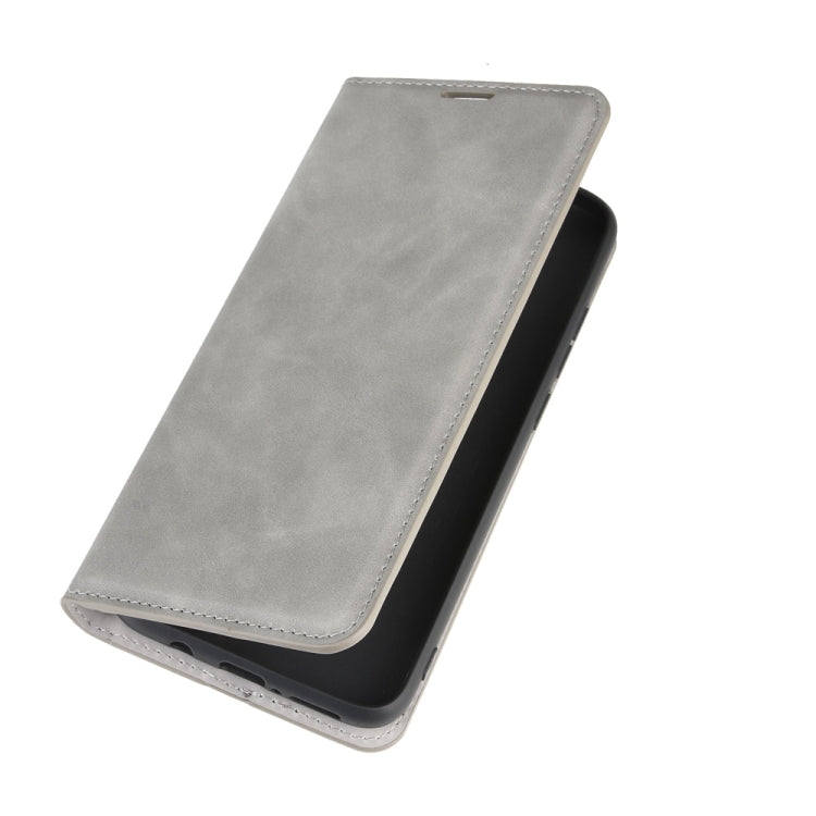 For Xiaomi Redmi 10X Pro 5G/10X 5G Retro-skin Business Magnetic Suction Leather Case with Holder & Card Slots & Wallet