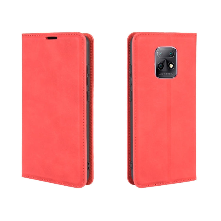 For Xiaomi Redmi 10X Pro 5G/10X 5G Retro-skin Business Magnetic Suction Leather Case with Holder & Card Slots & Wallet