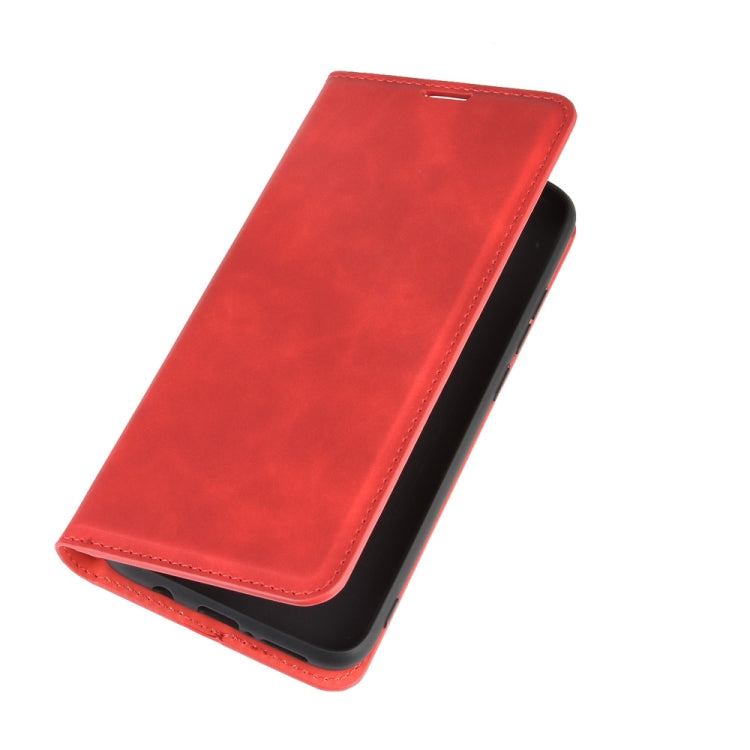 For Xiaomi Redmi 10X Pro 5G/10X 5G Retro-skin Business Magnetic Suction Leather Case with Holder & Card Slots & Wallet