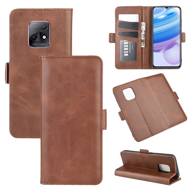For Xiaomi Redmi 10X Pro 5G/10X 5G Dual-side Magnetic Buckle Horizontal Flip Leather Case with Holder & Card Slots & Wallet