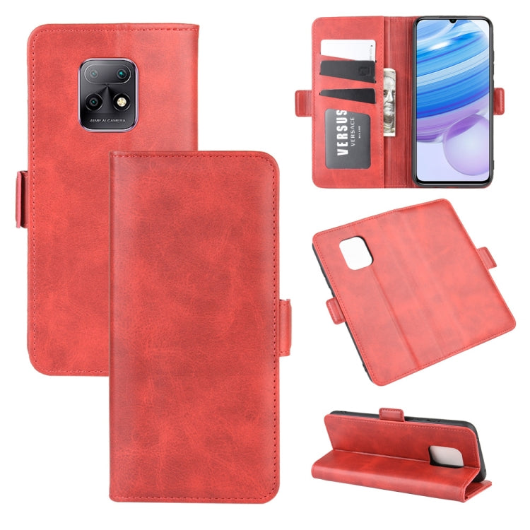For Xiaomi Redmi 10X Pro 5G/10X 5G Dual-side Magnetic Buckle Horizontal Flip Leather Case with Holder & Card Slots & Wallet
