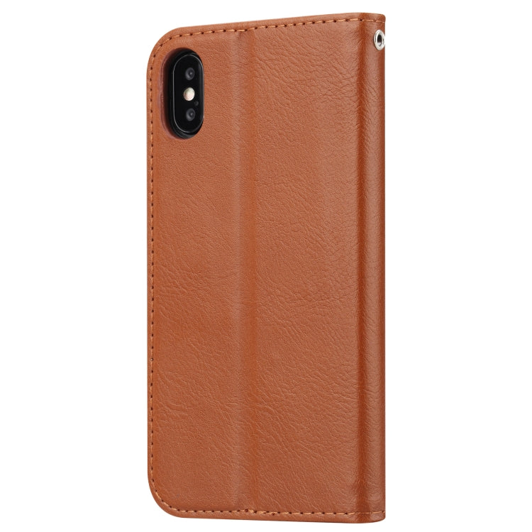 Knead Skin Texture Horizontal Flip Leather Case for Huawei Y5 (2019)/Honor 8S, with Photo Frame & Holder & Card Slots & Wallet