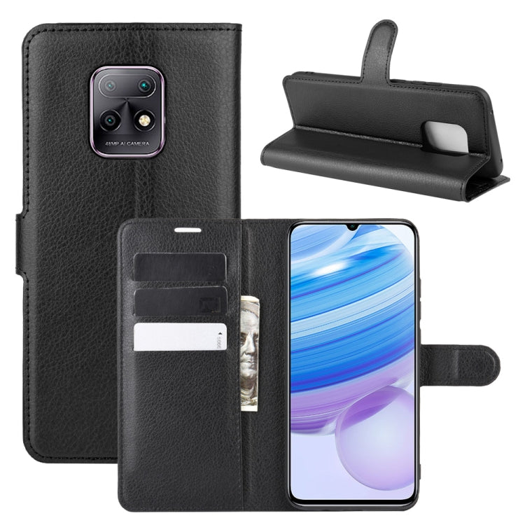 For Xiaomi Redmi 10X Pro 5G/10X 5G Litchi Texture Horizontal Flip Protective Case with Holder & Card Slots & Wallet