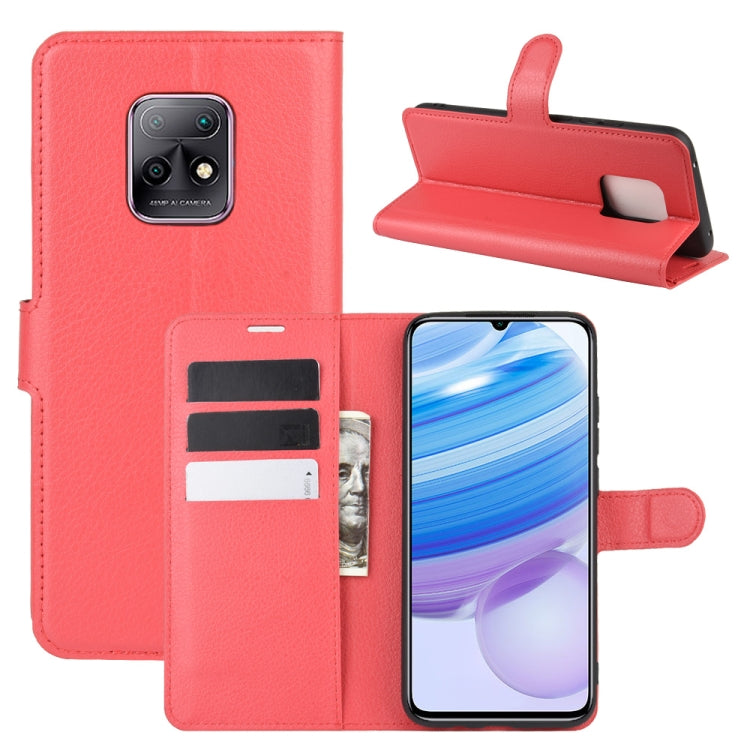 For Xiaomi Redmi 10X Pro 5G/10X 5G Litchi Texture Horizontal Flip Protective Case with Holder & Card Slots & Wallet
