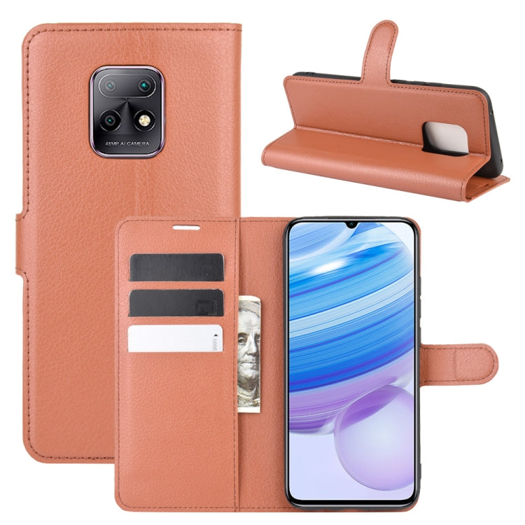 For Xiaomi Redmi 10X Pro 5G/10X 5G Litchi Texture Horizontal Flip Protective Case with Holder & Card Slots & Wallet