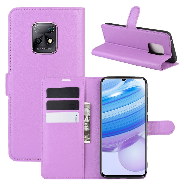 For Xiaomi Redmi 10X Pro 5G/10X 5G Litchi Texture Horizontal Flip Protective Case with Holder & Card Slots & Wallet