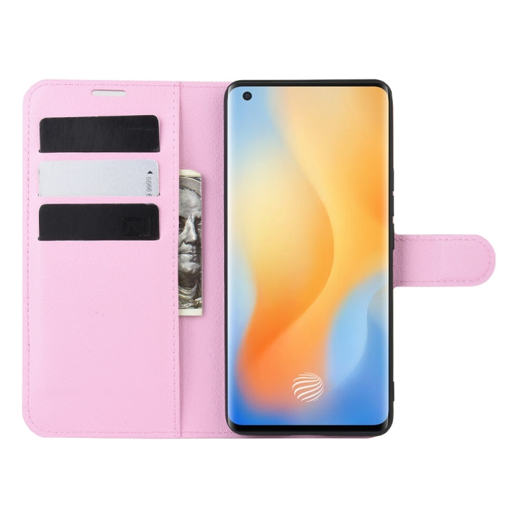 For vivo X50 Pro Litchi Texture Horizontal Flip Protective Case with Holder & Card Slots & Wallet