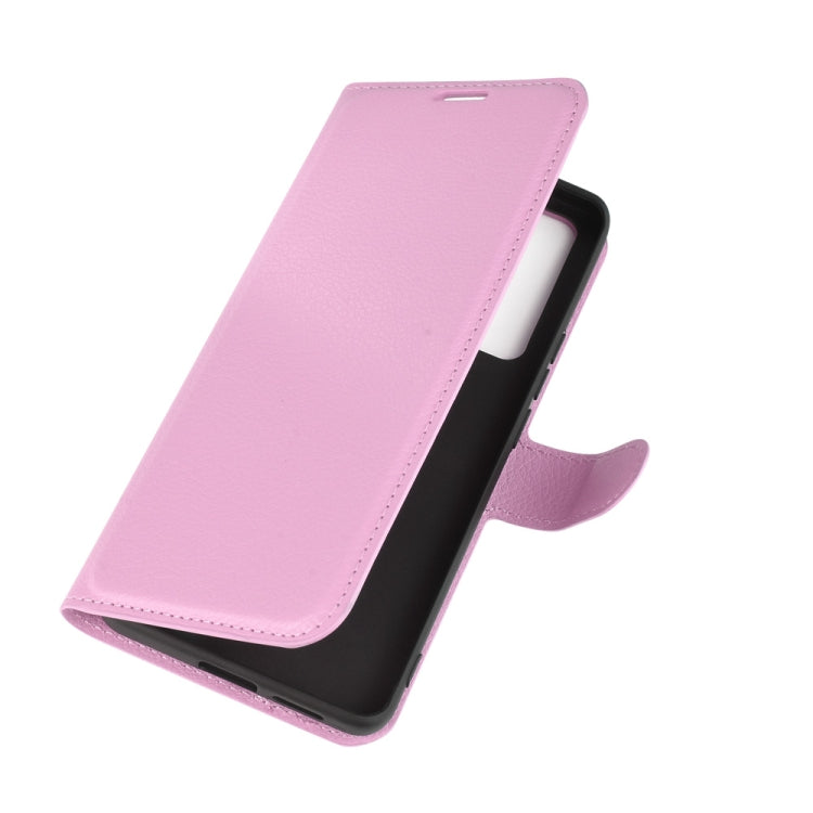 For vivo X50 Pro Litchi Texture Horizontal Flip Protective Case with Holder & Card Slots & Wallet