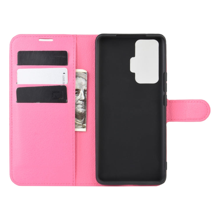 For vivo X50 Pro Litchi Texture Horizontal Flip Protective Case with Holder & Card Slots & Wallet