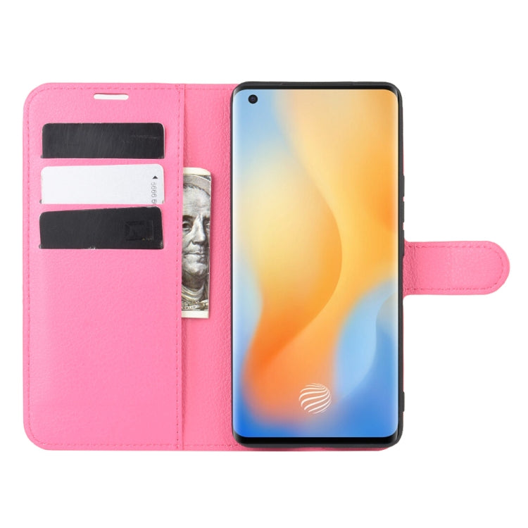 For vivo X50 Pro Litchi Texture Horizontal Flip Protective Case with Holder & Card Slots & Wallet