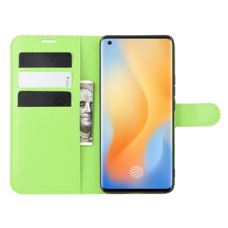 For vivo X50 Pro Litchi Texture Horizontal Flip Protective Case with Holder & Card Slots & Wallet