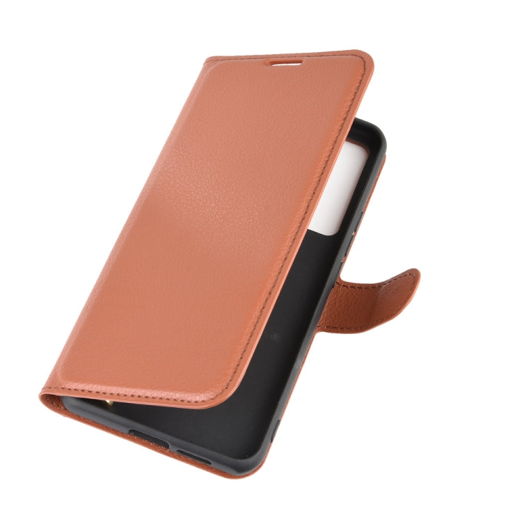 For vivo X50 Litchi Texture Horizontal Flip Protective Case with Holder & Card Slots & Wallet