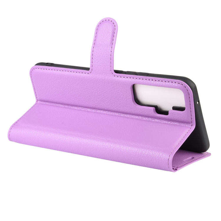 For vivo X50 Litchi Texture Horizontal Flip Protective Case with Holder & Card Slots & Wallet