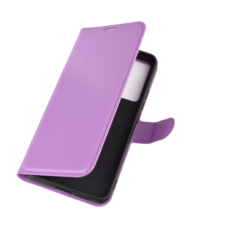 For vivo X50 Litchi Texture Horizontal Flip Protective Case with Holder & Card Slots & Wallet