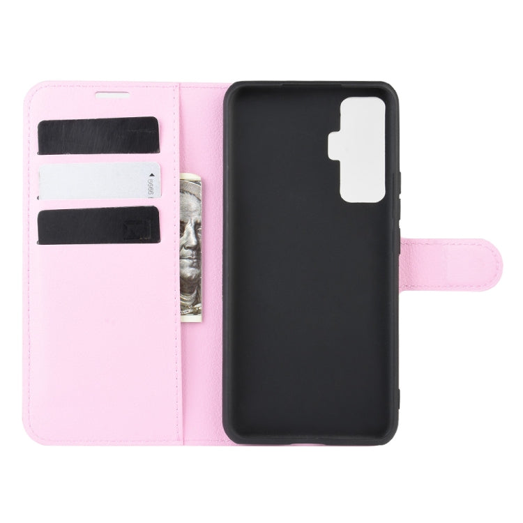 For vivo X50 Litchi Texture Horizontal Flip Protective Case with Holder & Card Slots & Wallet