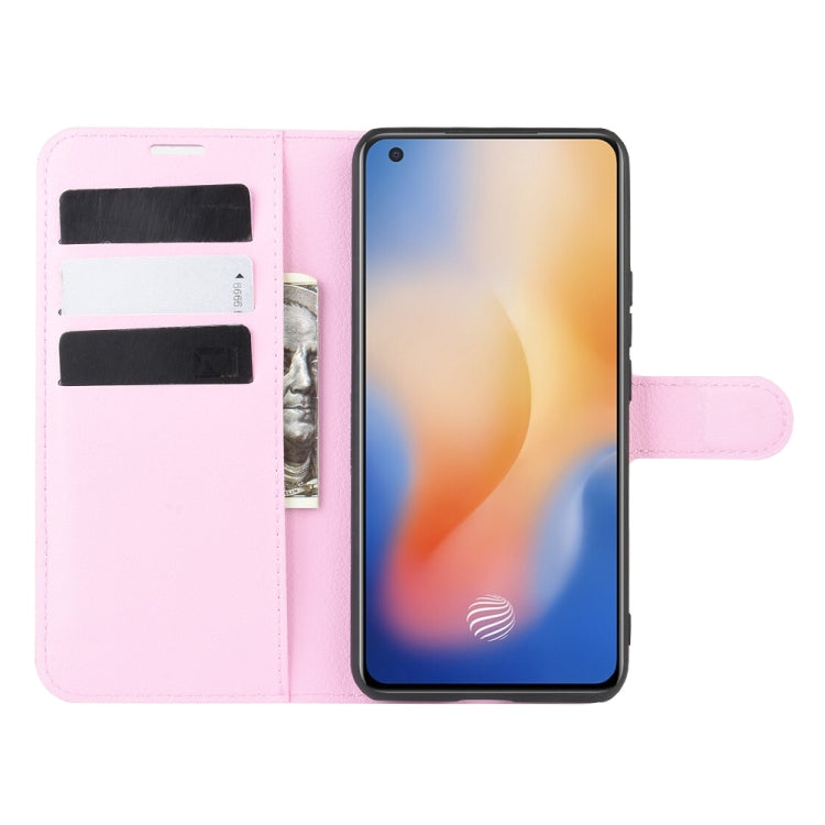 For vivo X50 Litchi Texture Horizontal Flip Protective Case with Holder & Card Slots & Wallet