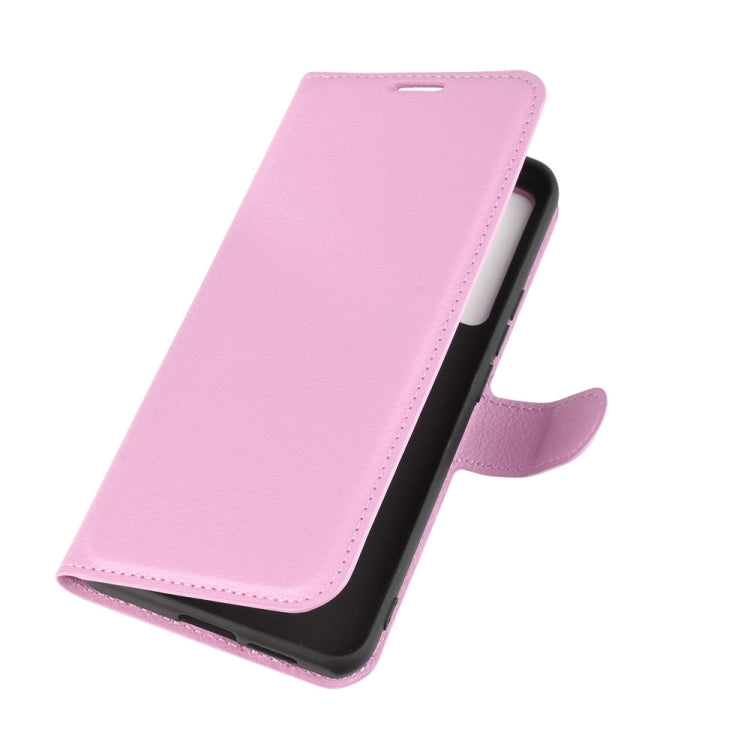 For vivo X50 Litchi Texture Horizontal Flip Protective Case with Holder & Card Slots & Wallet