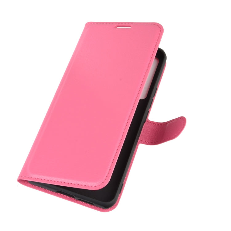 For vivo X50 Litchi Texture Horizontal Flip Protective Case with Holder & Card Slots & Wallet